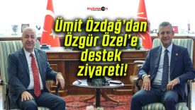 Ümit Özdağ’dan Özgür Özel’e destek ziyareti!