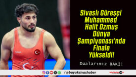 Sivaslı Güreşçi Muhammed Halit Ozmuş Dünya Şampiyonası’nda Finale Yükseldi!