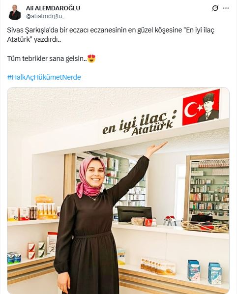 En iyi ilaç Atatürk!