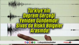 Türkiye’nin Deprem Gerçeği Yeniden Gündemde! Sivas da Riskli Bölgeler Arasında!