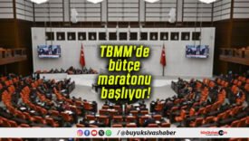 TBMM’de bütçe maratonu başlıyor!