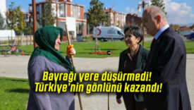 Bayrağı yere düşürmedi! Türkiye’nin gönlünü kazandı!
