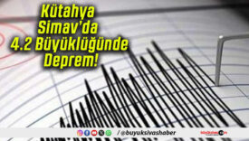 Kütahya Simav’da 4.2 Büyüklüğünde Deprem!