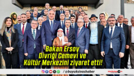 Bakan Ersoy Divriği Cemevi ve Kültür Merkezini ziyaret etti!