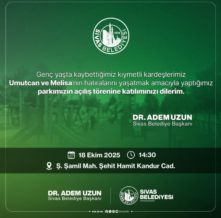 Umutcan ve Melisa Parkı” Tepkisi: “Bu İsimler Parka Değil, Caddeye Verilmeli”