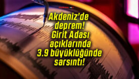 Akdeniz’de deprem! Girit Adası açıklarında 3.9 büyüklüğünde sarsıntı!
