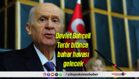 Devlet Bahçeli: Terör bitince bahar havası gelecek