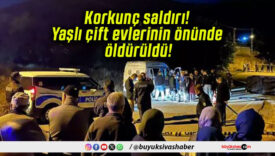 Korkunç saldırı! Yaşlı çift evlerinin önünde öldürüldü!