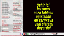 Şehir içi hız sınırı ceza tablosu açıklandı! Ali Yerlikaya yeni sistemi duyurdu!