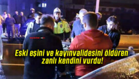 Eski eşini ve kayınvalidesini öldüren zanlı kendini vurdu!