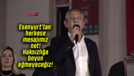 Esenyurt’tan herkese mesajımız net! Haksızlığa boyun eğmeyeceğiz!