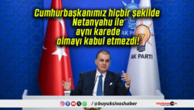 Cumhurbaşkanımız hiçbir şekilde Netanyahu ile aynı karede olmayı kabul etmezdi!