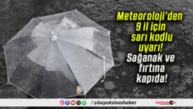 Meteoroloji’den 9 il için sarı kodlu uyarı! Sağanak ve fırtına kapıda!