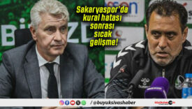 Sakaryaspor’da kural hatası sonrası sıcak gelişme!