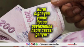 Kural çiğneyen yandı! Hesap paylaşımına hapis cezası geliyor!