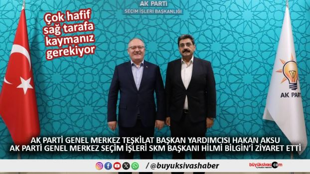 Milletvekili Hakan Aksu’dan Hilmi Bilgin’e ziyaret!