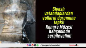 Sivaslı vatandaşlardan yolların durumuna tepki! Kongre Müzesi bahçesinde sergileyelim!