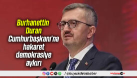 Burhanettin Duran: Cumhurbaşkanı’na hakaret demokrasiye aykırı