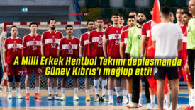 A Milli Erkek Hentbol Takımı deplasmanda Güney Kıbrıs’ı mağlup etti!