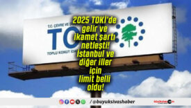 2025 TOKİ’de gelir ve ikamet şartı netleşti! İstanbul ve diğer iller için limit belli oldu!