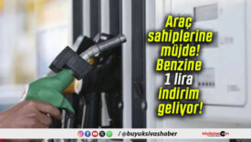 Araç sahiplerine müjde! Benzine 1 lira indirim geliyor!