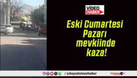 Eski Cumartesi Pazarı mevkiinde kaza!