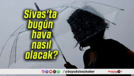 Sivas’ta bugün hava nasıl olacak?