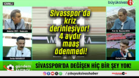 Sivasspor’da kriz derinleşiyor! 4 aydır maaş ödenmedi!