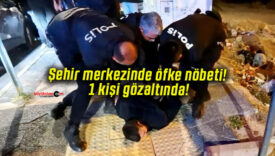 Şehir merkezinde öfke nöbeti! 1 kişi gözaltında!