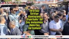 Terörsüz Türkiye Komisyonu Diyarbakır’da: Çay molasında Demirtaş tartışması!
