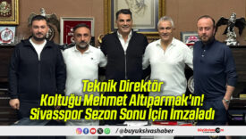 Teknik Direktör Koltuğu Mehmet Altıparmak’ın! Sivasspor Sezon Sonu İçin İmzaladı