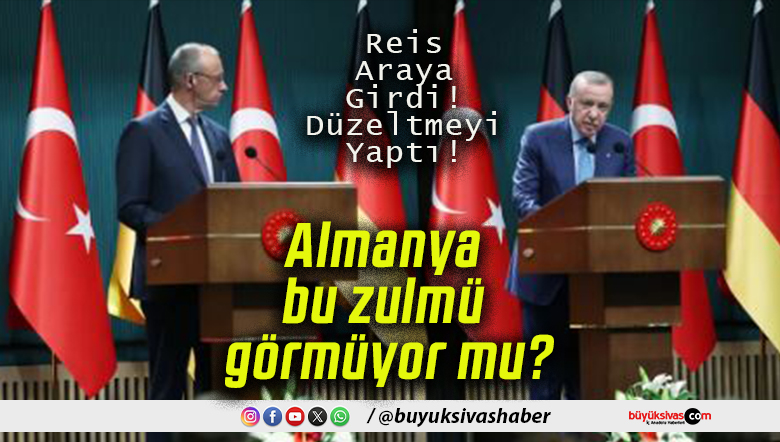 Almanya bu zulmü görmüyor mu?