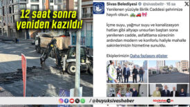 12 saat sonra yeniden kazıldı!