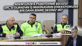 Adem Uzun bilirkişileri topladı ve yine Ulaşım Master Planı dedi