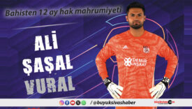 Ali Şaşal Vural’a 12 ay men! PFDK’dan bahis soruşturmasında tarihi cezalar