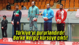 Türkiye’yi gururlandırdı! Berke Nergiz kürsüye çıktı!