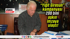 “Yiğit Giresun” kampanyası 200 bini aşkın imzaya ulaştı!