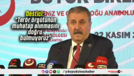 Destici: “Terör örgütünün muhatap alınmasını doğru bulmuyoruz”