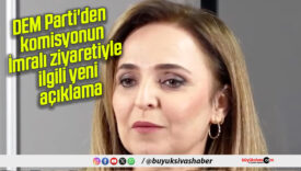 DEM Parti’den komisyonun İmralı ziyaretiyle ilgili yeni açıklama