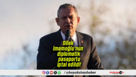 Özgür Özel: Dilek İmamoğlu’nun diplomatik pasaportu iptal edildi!