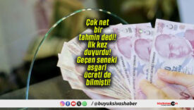Çok net bir tahmin dedi! İlk kez duyurdu! Geçen seneki asgari ücreti de bilmişti!
