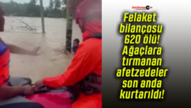 Felaket bilançosu 620 ölü! Ağaçlara tırmanan afetzedeler son anda kurtarıldı!