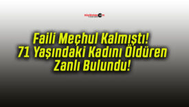 Faili Meçhul Kalmıştı! 71 Yaşındaki Kadını Öldüren Zanlı Bulundu!