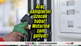 Araç sahiplerini üzecek haber! Motorine zam geliyor!