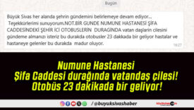 Numune Hastanesi Şifa Caddesi durağında vatandaş çilesi! Otobüs 23 dakikada bir geliyor!