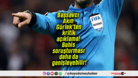 Başsavcı Akın Gürlek’ten kritik açıklama! Bahis soruşturması daha da genişleyebilir!