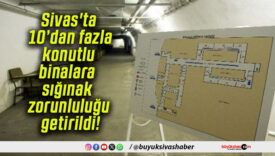 Sivas’ta 10’dan fazla konutlu binalara sığınak zorunluluğu getirildi!