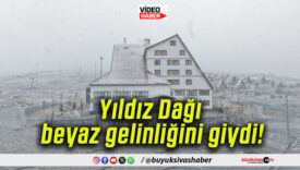 Yıldız Dağı beyaz gelinliğini giydi!