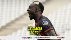 Amedspor’un golcüsü Diagne fırtına gibi! 12 maçta 12 gol!