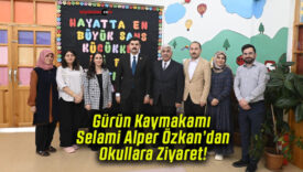 Gürün Kaymakamı Selami Alper Özkan’dan Okullara Ziyaret!